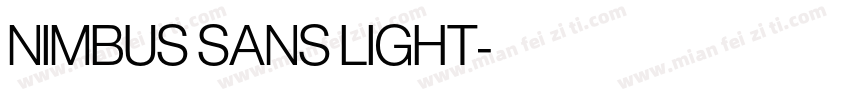 NIMBUS SANS LIGHT字体转换